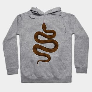 Snake with brown Stripes Hoodie